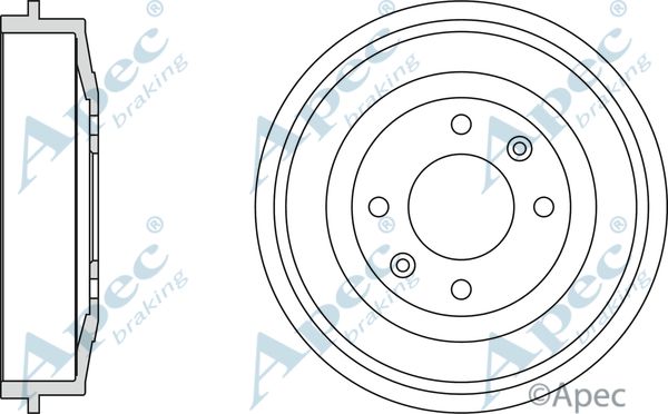 APEC BRAKING Bremžu trumulis DRM9504